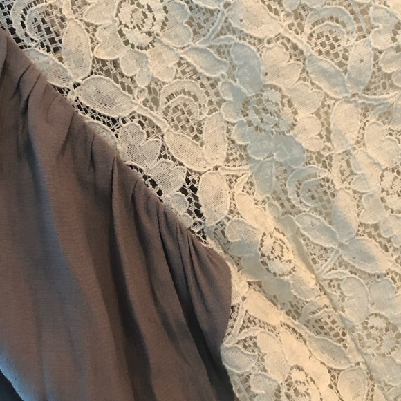 Anthropologie Mauve Lace Top - Picture 16 of 16